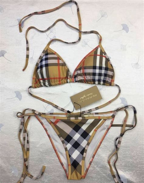 burberry swimsuit top|burberry dupe bikini.